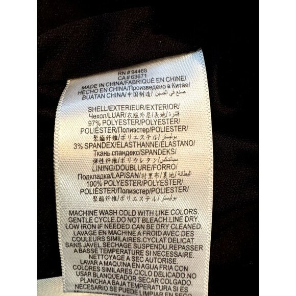 BCBGeneration Retro Floral Velvet Long Sleeve Ruffle Mini Dress Size 8 - Picture 9 of 9